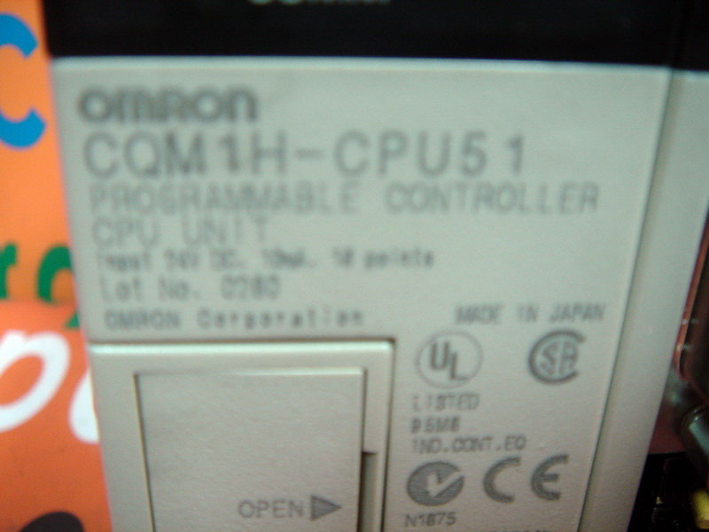 OMRON CQM1H-CPU51 PROGRAMMABLE CONTROLLER - PLC DCS SERVO OMRON CQM1H-CPU51 PROGRAMMABLE CONTROLLER - PLC DCS SERVO